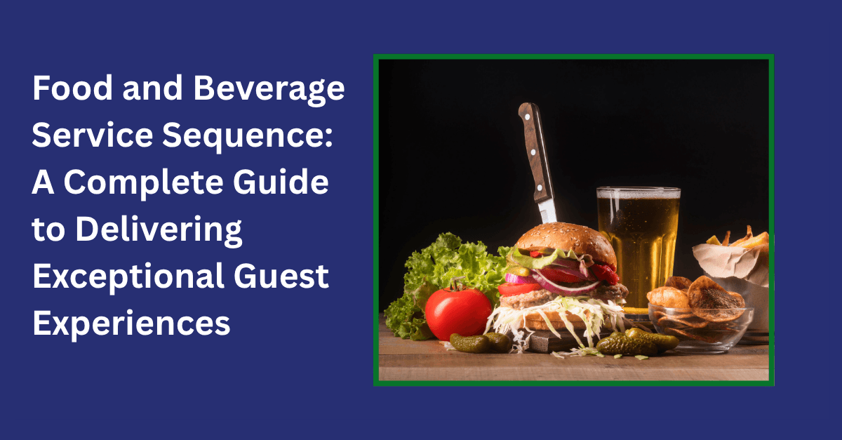 food and beverage service sequence