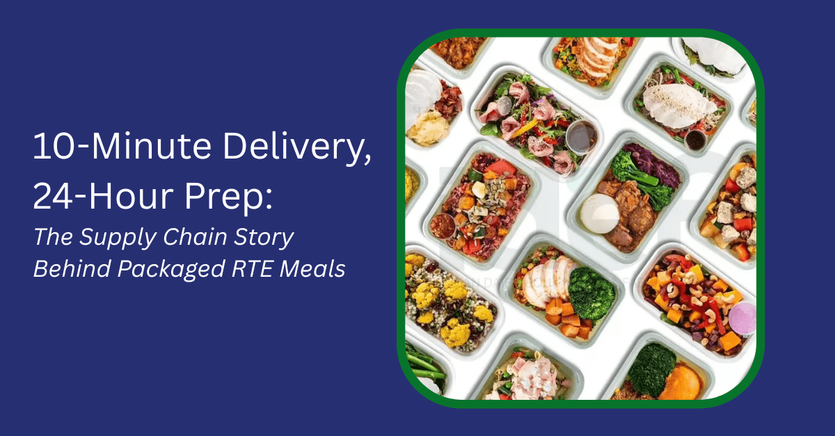 the supply chain of RTE meals